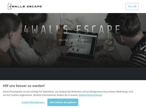 4Walls Escape - Online Escape Games DE Gutscheine und Promo-Code