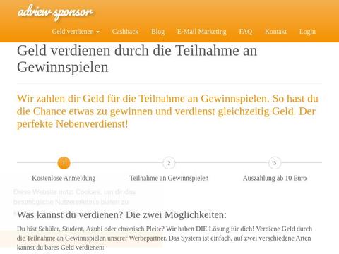 adview-sponsor.de Gutscheine und Promo-Code