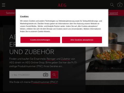 AEG Shop DE - Ersatzteile und Zubehör Gutscheine und Promo-Code