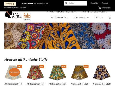AfricanFabs DE Gutscheine und Promo-Code