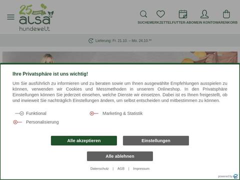 Alsa-Hundewelt.de Gutscheine und Promo-Code