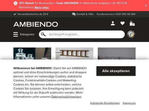 Ambiendo.de Gutscheine und Promo-Code