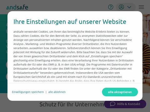 Andsafe DE Gutscheine und Promo-Code