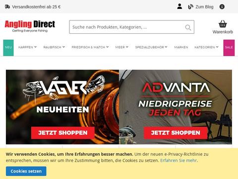 Angling Direct DE Gutscheine und Promo-Code