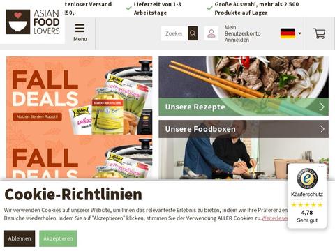 AsianFoodLovers DE Gutscheine und Promo-Code