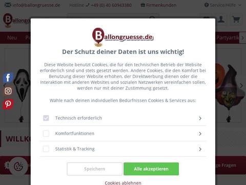 Ballongruesse DE Gutscheine und Promo-Code