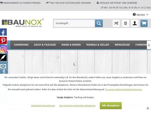 Baunox.de Gutscheine und Promo-Code