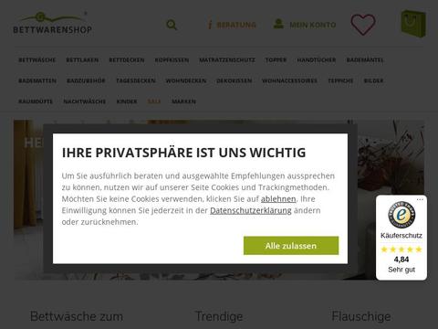 Bettwaren-Shop Gutscheine und Promo-Code