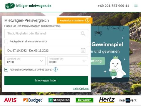 Billiger Mietwagen Gutscheine und Promo-Code