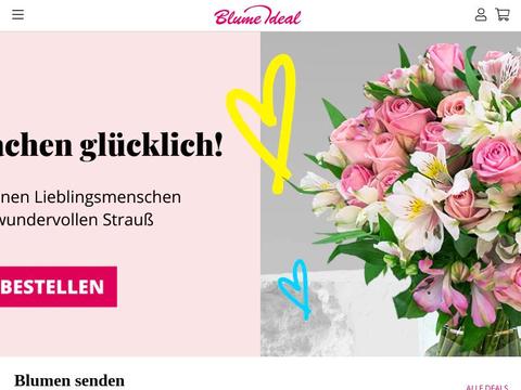 Blumeideal - Blumenversand Gutscheine und Promo-Code