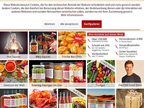 chili-shop24.de Gutscheine und Promo-Code