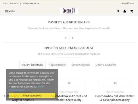 CretanOil Gutscheine und Promo-Code