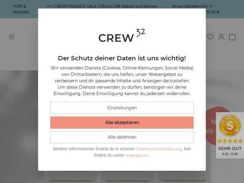 CREW32 Affiliate Programm Gutscheine und Promo-Code