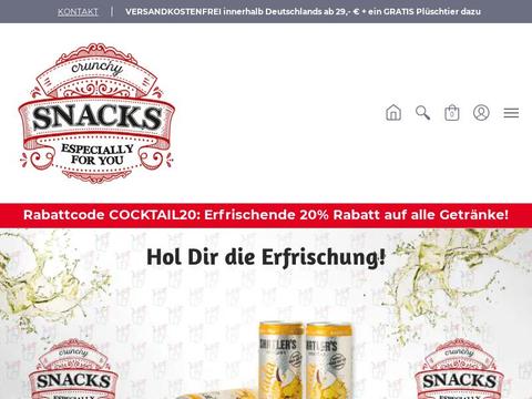 crunchysnacks.de Gutscheine und Promo-Code