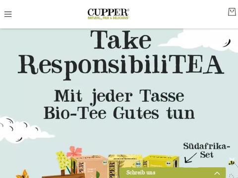 Cupper Teas DE Gutscheine und Promo-Code