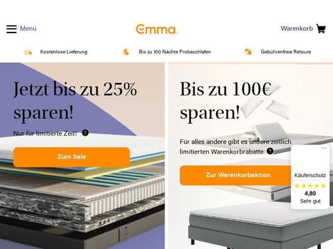 Emma Mattress DE Gutscheine und Promo-Code