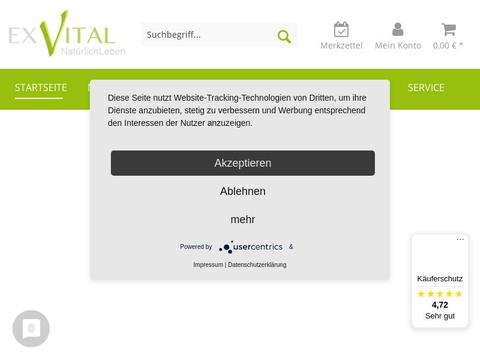 EXVital DE Gutscheine und Promo-Code