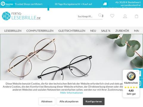 FERTIG-LESEBRILLE Gutscheine und Promo-Code