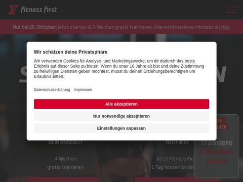 Fitness First DE Gutscheine und Promo-Code