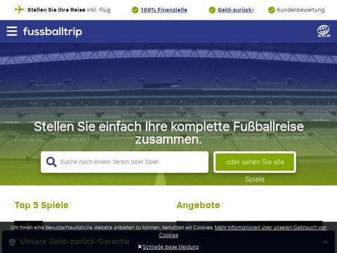 Fussballtrip DE Gutscheine und Promo-Code