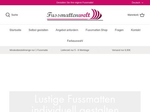 Fussmatten Welt Gutscheine und Promo-Code