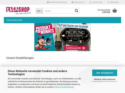 Gagashop Gutscheine und Promo-Code