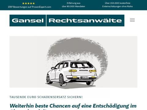 Gansel Rechtsanw Gutscheine und Promo-Code