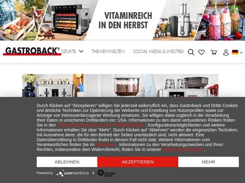 Gastroback DE Gutscheine und Promo-Code