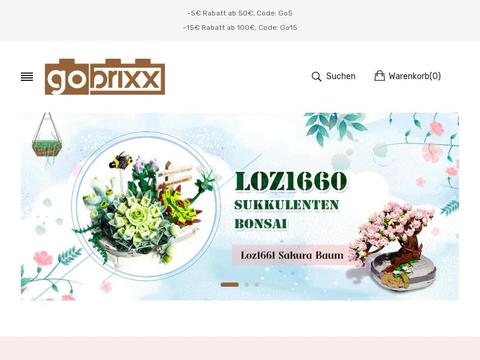 GoBrixx Gutscheine und Promo-Code