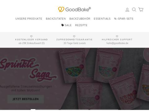 GoodBake Gutscheine und Promo-Code