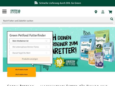 Green-petfood DE Gutscheine und Promo-Code