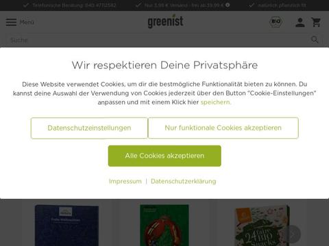 Greenist CH Gutscheine und Promo-Code