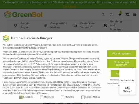 GreenSol.de Gutscheine und Promo-Code