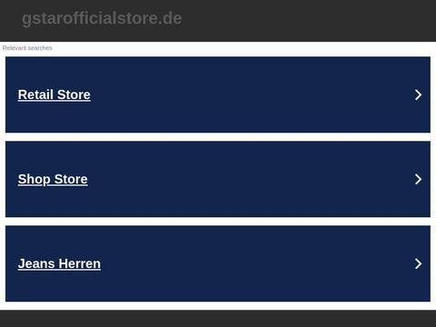 GstarOfficialStore.de Gutscheine und Promo-Code