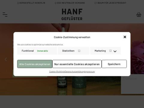 Hanfgefluester Gutscheine und Promo-Code