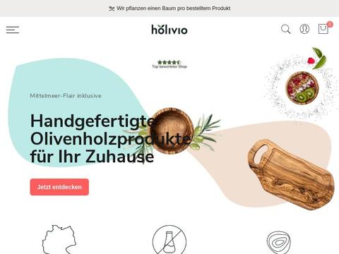 holivio - Olivenholzprodukte DE Gutscheine und Promo-Code