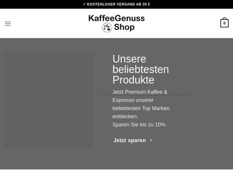 kaffeegenuss-shop.de Gutscheine und Promo-Code