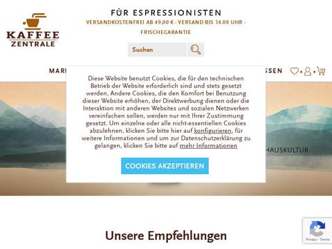 kaffeezentrale DE Gutscheine und Promo-Code