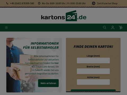 Kartons24 DE Gutscheine und Promo-Code