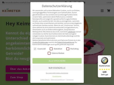 Keimster Gutscheine und Promo-Code