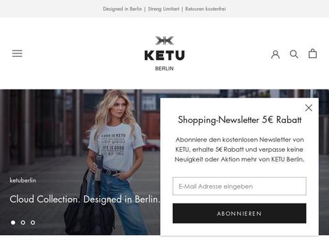 KETU Fashion Berlin DE Gutscheine und Promo-Code