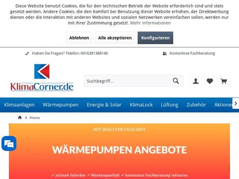 KlimaCorner DE Gutscheine und Promo-Code