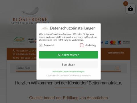 Klosterdorf-Betten Gutscheine und Promo-Code