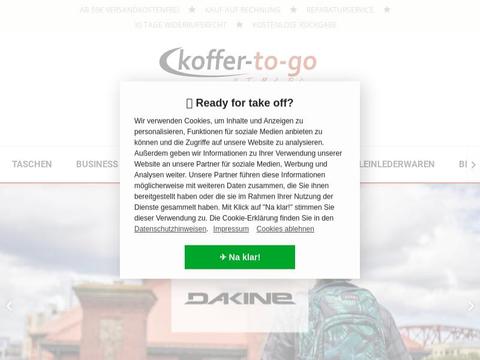 Koffer to Go DE Gutscheine und Promo-Code