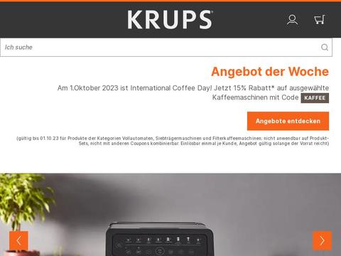 Krups DE Gutscheine und Promo-Code