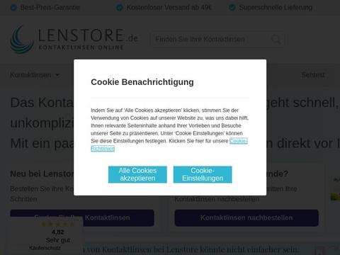 Lenstore DE Gutscheine und Promo-Code