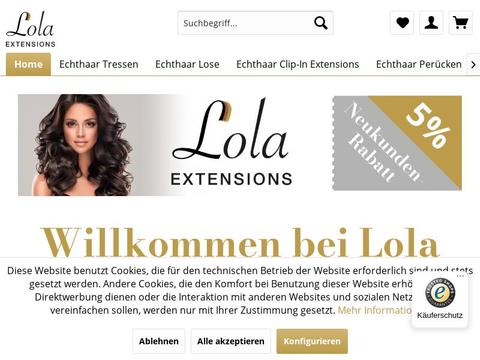 Lola EXTENSIONS DE Gutscheine und Promo-Code