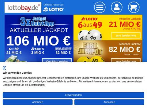 Lottobay Gutscheine und Promo-Code