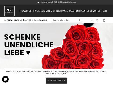 LOVE flowerbox DE Gutscheine und Promo-Code