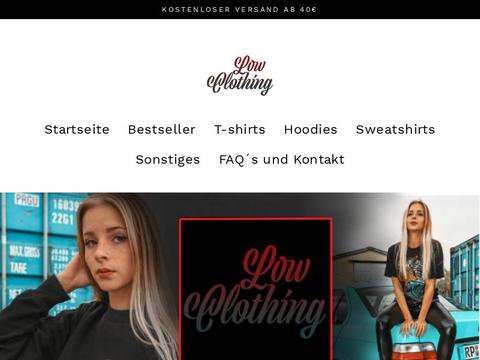 Low Clothing Gutscheine und Promo-Code